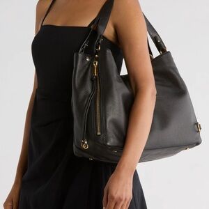 Rebecca Minkoff MAB Carryall Leather Hobo Bag NWT